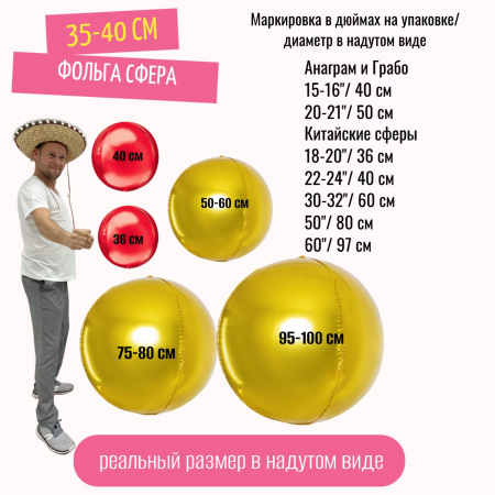 Фольга сферы 35-40