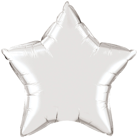 Ф04 Звезда Микро Серебро 4"/10 см /FlexMetal
